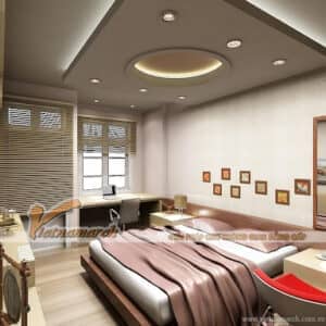 Trần thạch cao phòng ngủ 34